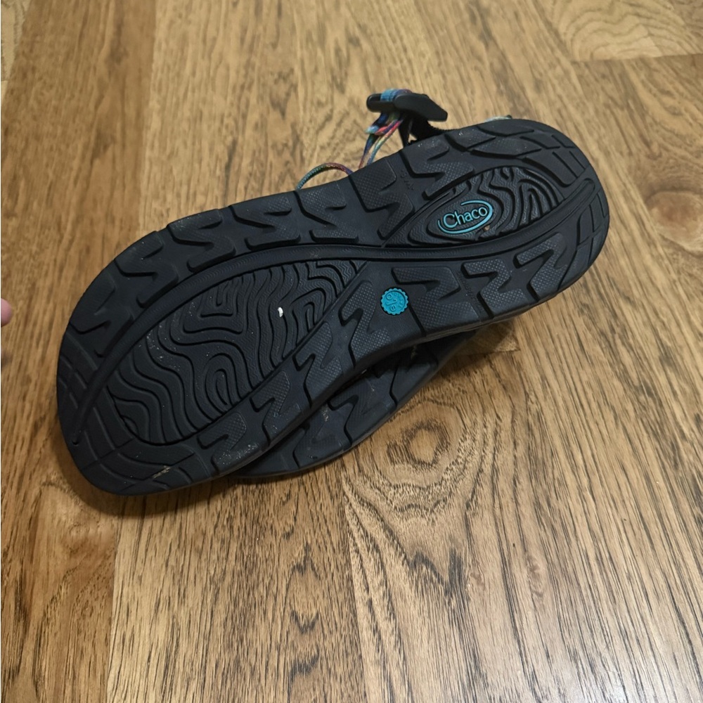 Chaco Z/ Cloud 2 Women’s size 8 Sandals. Vibrant tie dye pattern - Picture 2 of 3